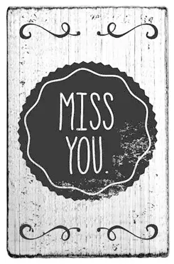 Colop Miss You Vintage Rubber Stamps