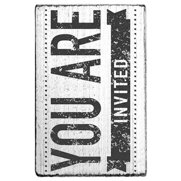 Colop You Are Invited Vintage Rubber Stamps