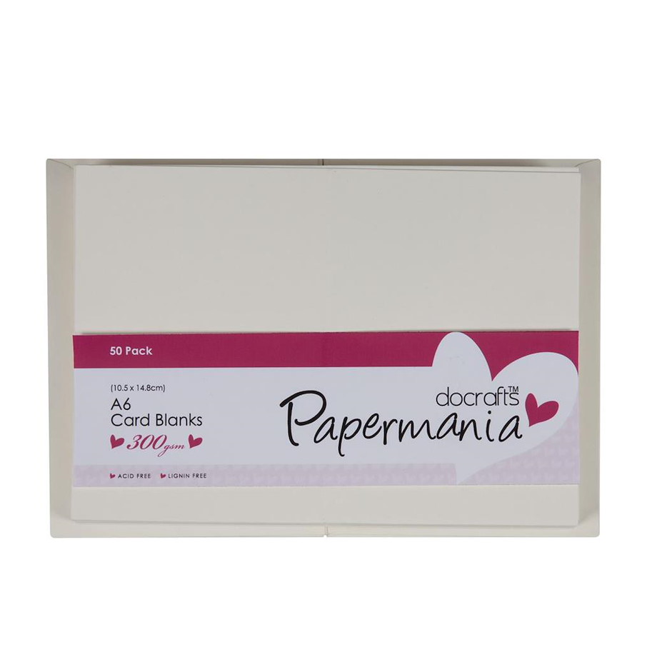 Papermania Cards & Envelopes A6 Cream (50pk)