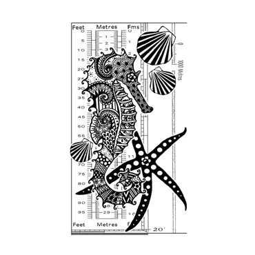 Crafty Individuals Under the Sea Unmounted Rubber Stamps