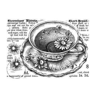 Crafty Individuals 8d Shrewsbury Biscuits Unmounted Rubber Stamps
