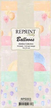 Reprint Balloons Slimline Paper Pack