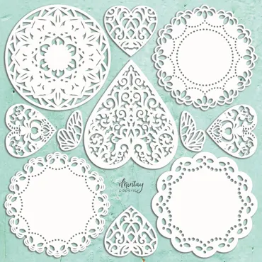 MINTAY CHIPPIES - DOILIES SET, 11 PCS