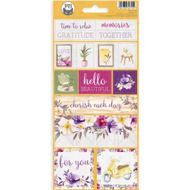 P13-STICKER SHEET TIME TO RELAX 02,10,5 X 23 CM