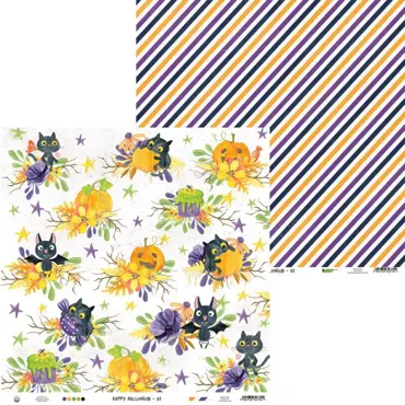 P13 - PAPER HAPPY HALLOWEEN 01, 12X12"