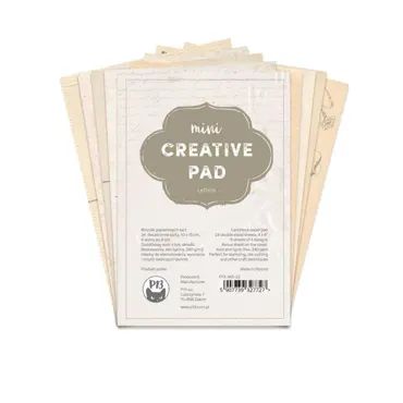 P13 - MINI CREATIVE PAD - LETTERS, 6X4"