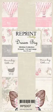 Reprint Dream Big Slimline Paper Pack