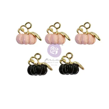 Prima Marketing Metal Embellishments - Pumpkin Charms