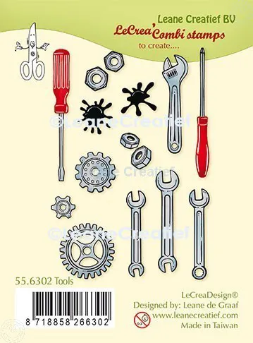 LeCreaDesign® Kombi Silikon Stempel Werkzeug
