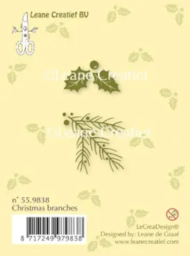 LeCreaDesign® Silikon Stempel Christmas branches