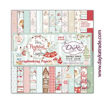 DayKa Trade Una Navidad de Cuento 8x8 Inch Paper Pad