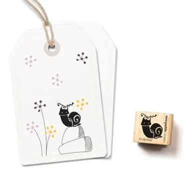 Cats on appletrees Stempel Schnecke Ermelind
