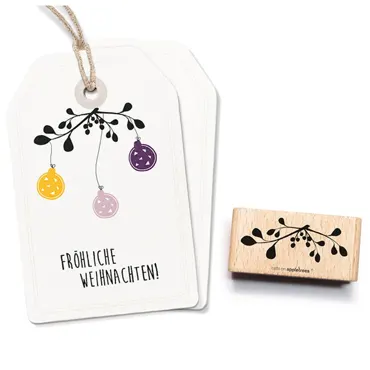 Cats on appletrees Stempel Mistelzweig