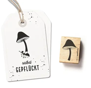 Cats on appletrees Stempel mittlerer Pilz