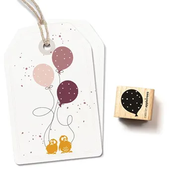 Cats on appletrees Stempel Luftballon 3 - Pünktchen
