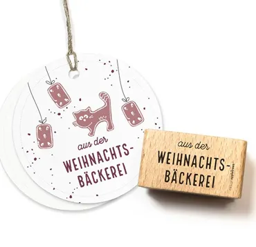 Cats on appletrees Stempel Aus der Weihnachtsbäckerei 2