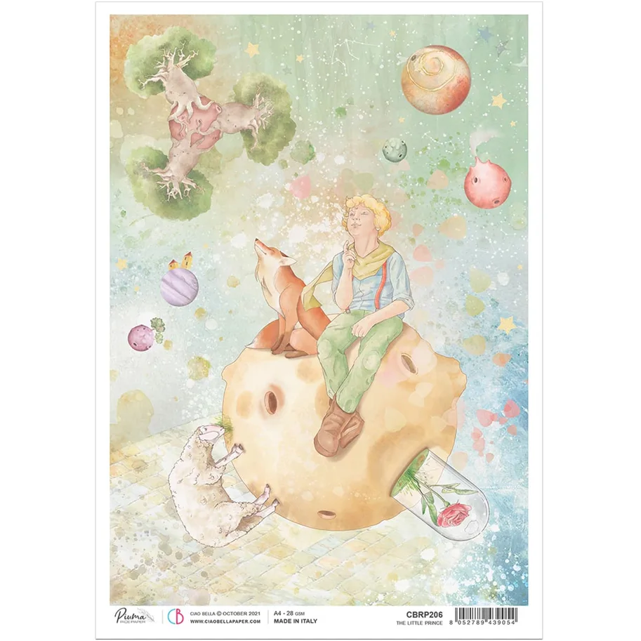 CIAO BELLA - RICE PAPER A4 THE LITTLE PRINCE