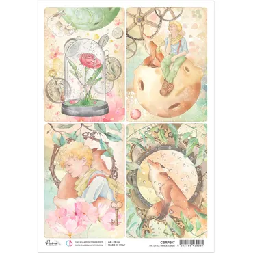 CIAO BELLA - RICE PAPER A4 THE LITTLE PRINCE CARDS