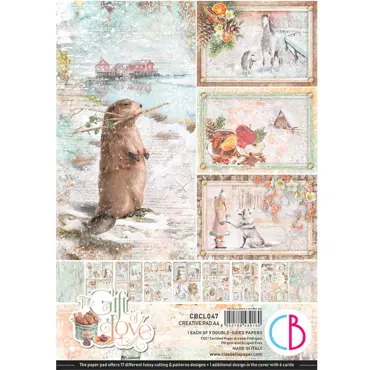 CIAO BELLA - THE GIFT OF LOVE CREATIVE PAD A4 9/PKG
