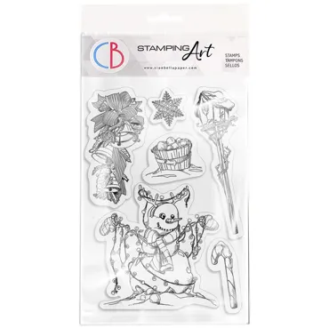 CIAO BELLA - CLEAR STAMP SET 4"X6" WINTER LIGHTS