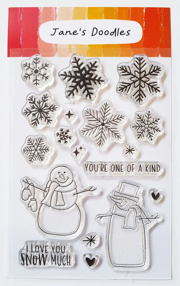 Jane's Doodles Snowflakes Clear Stamps 