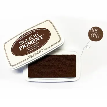 StazOn Pigment Inkpad Chocolate Brown