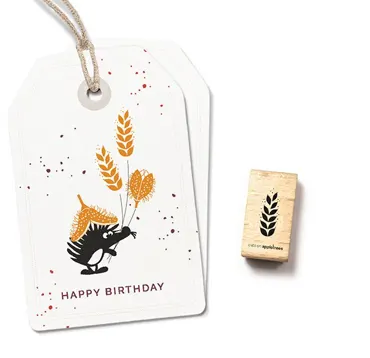 Cats on appletrees Stempel Getreideähre