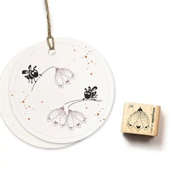 Cats on appletrees Ministempel Blüte 28 Märzenbecher 1 Kontur