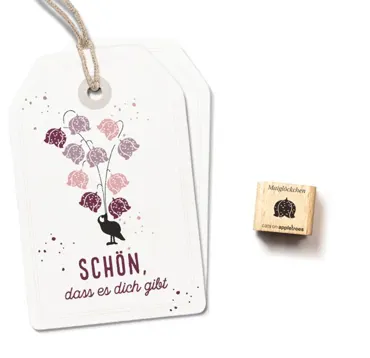 Cats on appletrees Ministempel Blüte 24 Maiglöckchen