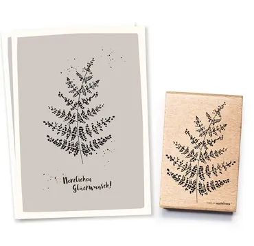 Cats on appletrees Stempel Farn 2 - groß