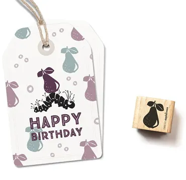 Cats on appletrees Stempel Birne