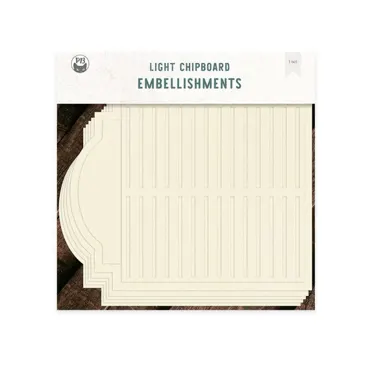 P13 - LIGHT CHIPBOARD DECO BASE LET YOUR CREATIVITY BLOOM 09, 12X12", 1SET