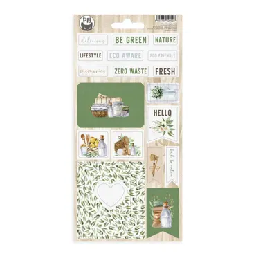 P13 - CHIPBOARD STICKER SHEET THERE IS NO PLANET B 01