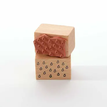 Motivstempel Titel: Es regnet Tropfen