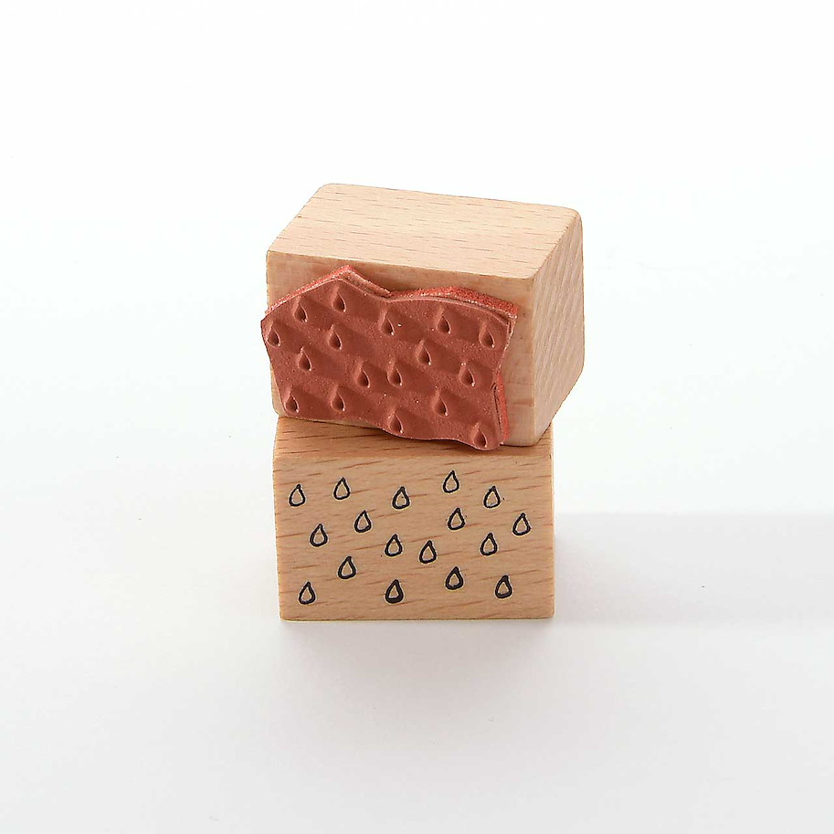 Motivstempel Titel: Es regnet Tropfen