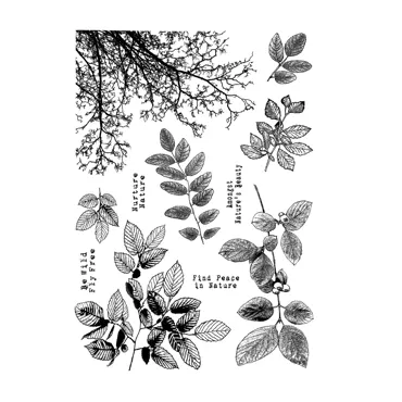 Crafty Individuals Be Wild Unmounted Rubber Stamps