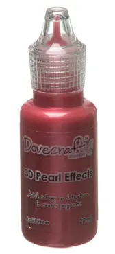 Dovecraft 3D Pearl Effects Brights red