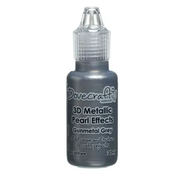 Dovecraft 3D Metallic Pearl Effects Gunmetal Grey