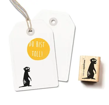 Cats on appletrees Stempel Erdmännchen Bo