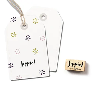 Cats on appletrees Stempel Jippie!