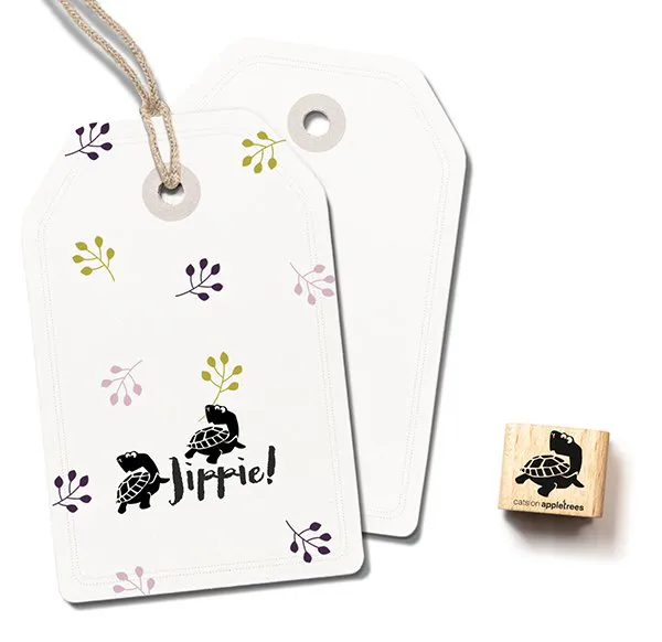 Cats on appletrees Ministempel Schildkröte Kalea