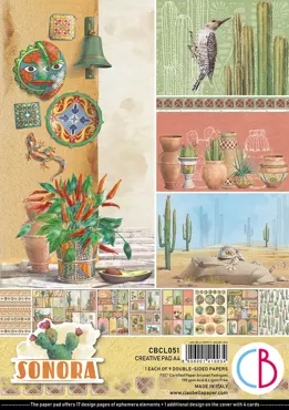 CIAO BELLA - SONORA CREATIVE PAD A4 9/PKG