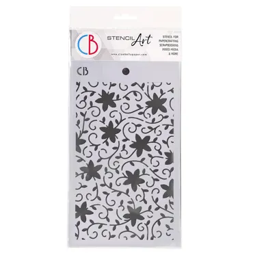 CIAO BELLA - TEXTURE STENCIL 5"X8" CORINTH