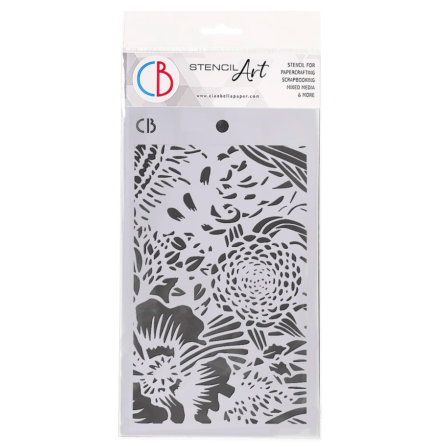 CIAO BELLA - TEXTURE STENCIL 5"X8" TULUM