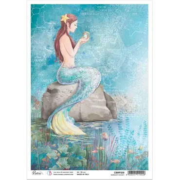 CIAO BELLA - RICE PAPER A4 MERMAID'S SECRET