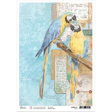 CIAO BELLA - RICE PAPER A4 CAPTAIN'S QUARTERS