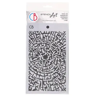 CIAO BELLA - TEXTURE STENCIL 5"X8" CROSS SECTION