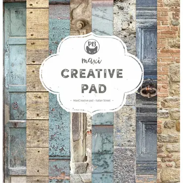 P13 - MAXI CREATIVE PAD ITALIAN STREET, 12X12"