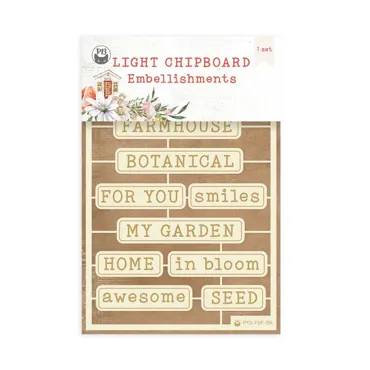 P13 - LIGHT CHIPBOARD EMBELLISHMENTS FARM SWEET FARM 06
