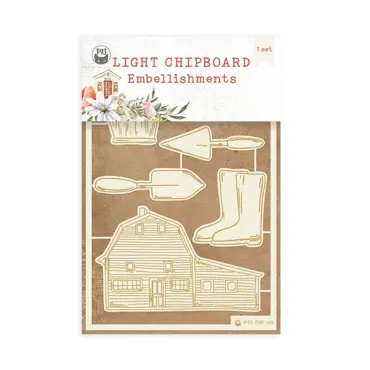 P13 - LIGHT CHIPBOARD EMBELLISHMENTS FARM SWEET FARM 03